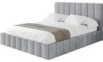 POLSTERBETT mit Bettkasten und Lattenrost, Boxbett ohne Matratze - FINO 180x200