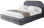 POLSTERBETT mit Bettkasten und Lattenrost, Bett mit Matratze H3/H4 - LERIS...