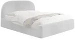 POLSTERBETT Puro mit Bettkasten, Hellgrau Samt 120 x 200 cm &ndash; mit Metall-Lattenrost