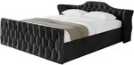 POLSTERBETT mit Bettkasten, Fu&szlig;teil und Lattenrost, Boxbett mit Matratze H3/H4...
