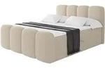 BOXBETT mit Matratze H3 - NINA-Z - 180x200 cm Dunkelbeige
