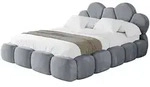 POLSTERBETT mit Bettkasten und Lattenrost, Bett mit Matratze H3/H4 - LANA...