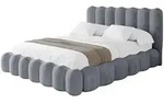 POLSTERBETT mit Bettkasten und Lattenrost, Bett mit Matratze H3/H4 - SORA...