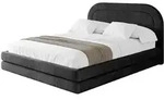 POLSTERBETT mit Bettkasten und Lattenrost, Boxbett ohne Matratze - LERIS 200x200