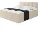 BOXBETT mit Matratze H4 - FAMA - 180x200 cm Dunkelbeige Quelle