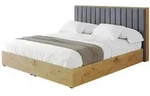 POLSTERBETT mit Bettkasten und Lattenrost, Boxbett ohne Matratze - ENZO4 140x200