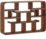 WANDREGAL Massivholz Modern Stil 80x55x15 cm Gro&szlig; Schwebend
