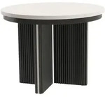 ESSTISCH Prestige runder Design-Tisch, ausziehbar &Oslash; 120&ndash;200 cm,