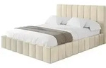 POLSTERBETT mit Bettkasten und Lattenrost, Bett mit Matratze H3/H4 - FINO...