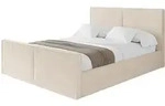 POLSTERBETT mit Bettkasten, Fu&szlig;teil und Lattenrost, Boxbett ohne Matratze -...