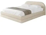 POLSTERBETT mit Bettkasten und Lattenrost, Boxbett ohne Matratze - LERIS-v1...