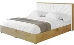 POLSTERBETT mit Bettkasten und Lattenrost, Bett mit Matratze H3/H4 - ENZO6...