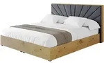 POLSTERBETT mit Bettkasten und Lattenrost, Boxbett ohne Matratze - ENZO6 160x200