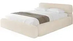 POLSTERBETT mit Bettkasten und Lattenrost, Bett mit Matratze H3/H4 - ENORA-V1...