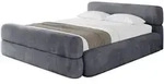 POLSTERBETT mit Bettkasten, Fu&szlig;teil und Lattenrost, Boxbett mit Matratze H3/H4...