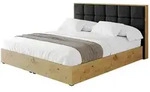 POLSTERBETT mit Bettkasten und Lattenrost, Bett mit Matratze H3/H4 - ENZO2...