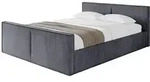 POLSTERBETT mit Bettkasten, Fu&szlig;teil und Lattenrost, Boxbett mit Matratze H3/H4...
