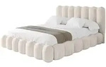 POLSTERBETT mit Bettkasten und Lattenrost, Boxbett ohne Matratze - SORA 200x200...