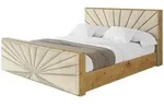POLSTERBETT mit Bettkasten, Fu&szlig;teil und Lattenrost, Boxbett ohne Matratze -...