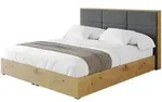 POLSTERBETT mit Bettkasten und Lattenrost, Bett mit Matratze H3/H4 - ENZO1...
