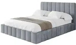 POLSTERBETT mit Bettkasten und Lattenrost, Boxbett ohne Matratze - FINO 140x200...