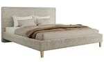 POLSTERBETT LUMARO CLASSIC 180/200 - Beige Stukture - Matratze Foam