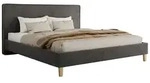 POLSTERBETT LUMARO CLASSIC 180/200 - Dunkelgrau Velvet - ohne Matratze