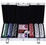 POKERKOFFER Kunststoff Aluminium Mehrfarbig