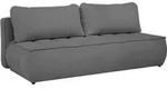 SCHLAFOSOFA Doris mit Schlaffunktion und Bettkasten, DL-System, Dunkelgrau