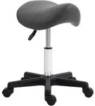 ROLLHOCKER Kunstleder Stahl Grau