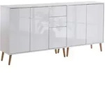 Sideboard Mailand Set 10 Wei&szlig;