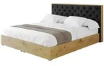 POLSTERBETT mit Bettkasten und Lattenrost, Bett mit Matratze H3/H4 - ENZO3...
