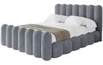 POLSTERBETT mit Bettkasten, Fu&szlig;teil und Lattenrost, Bett mit Matratze H3/H4 -...