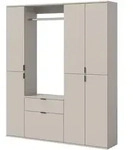 GARDEROBEN-SET Kaschmir 152 x 193 cm, Garderobenschrank mit viel Stauraum