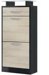 SCHUHSCHRANK Loret Front in Eiche s&auml;gerau