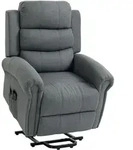 RELAXSESSEL Polyester Metall Grau