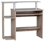 COMPUTERTISCH Mit Tastaturauszug Und Druckerablage Platzsparend, Sonoma 48x94x90 cm