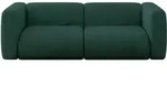 MODULARES Sofa 2-SITZER MIRA-S1 228x89x70 Gr&uuml;n cm Velours