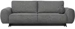 SCHLAFSOFA Vito 3-Sitzer mit Bettkasten, DL-System, Chenille-Stoff, Dunkelgrau