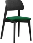 WOHNZIMMER STUHL KT63, Holzfarbe: Schwarz