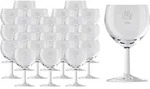 WEINGL&Auml;SER GEEICHT Ballon Profi transparent 0,1 l + 0,2 l 24er Set