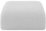 POUF MIRA-PUF 91x89x40 Hellgrau cm Boucl&eacute; Modular Sitzhocker