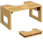 TOILETTENHOCKER Bambus Eiche