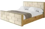 POLSTERBETT mit Bettkasten, Fu&szlig;teil und Lattenrost, Boxbett ohne Matratze -...