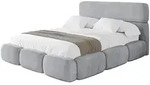 POLSTERBETT mit Bettkasten und Lattenrost, Boxbett ohne Matratze - ELVA 200x200