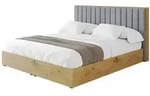 POLSTERBETT mit Bettkasten und Lattenrost, Boxbett ohne Matratze - ENZO4...