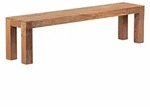 ESSZIMMERBANK MUMBAI Massivholz Landhausstil, Akazie 180x35x45 cm