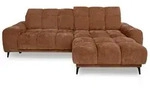 ECKSOFA Marco Mini mit elektrisch ausfahrbarem Sitz und verstellbaren Kopfst&uuml;tzen,