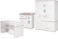 BABYZIMMER-SET Moritz mit schmaler Wickelkommode 3-teilig