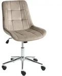 B&Uuml;ROSTUHL Samtstoff Taupe Melrose